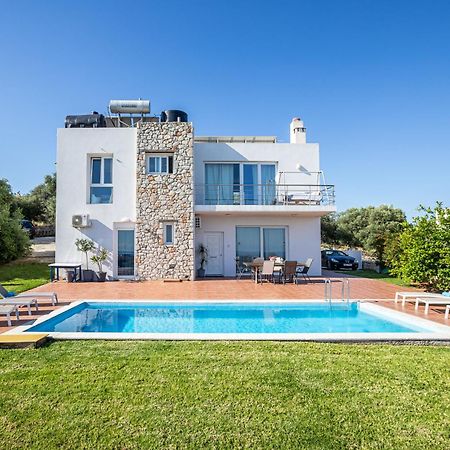 Dimitra Apartment With Private Pool And Sea View -The Ground Floor Of A Two Storey Building Daratsos Exteriör bild