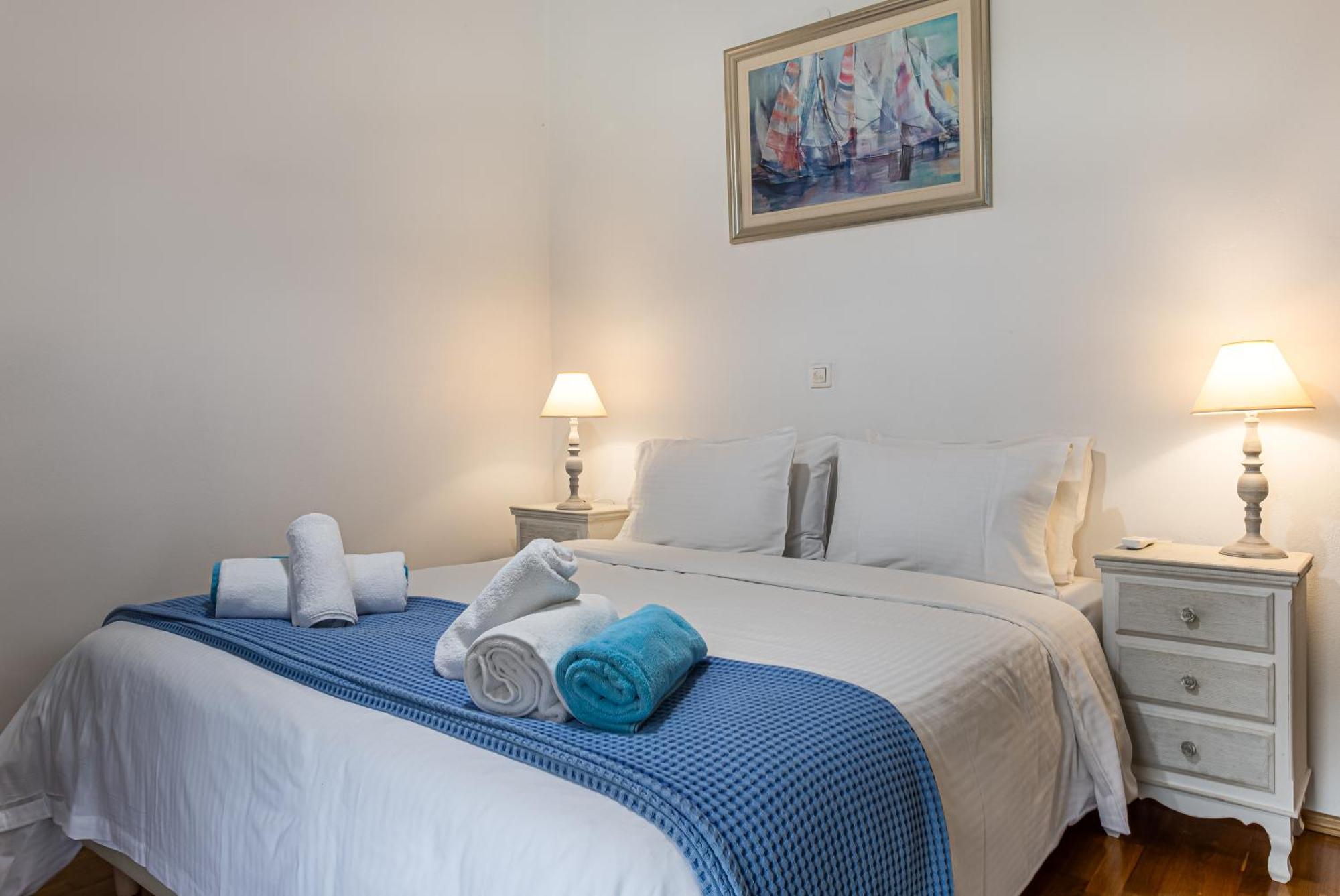 Dimitra Apartment With Private Pool And Sea View -The Ground Floor Of A Two Storey Building Daratsos Exteriör bild