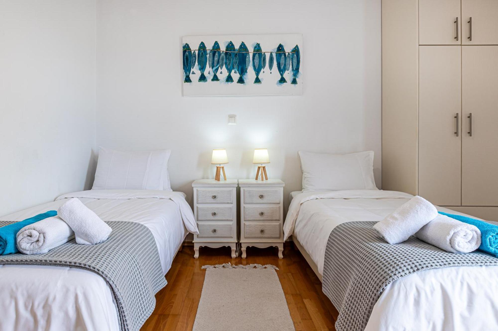 Dimitra Apartment With Private Pool And Sea View -The Ground Floor Of A Two Storey Building Daratsos Exteriör bild